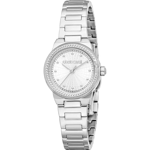 Roberto Cavalli Damen Analog Quarz Uhr mit Edelstahl Armband RC5L117M0015 von Roberto Cavalli