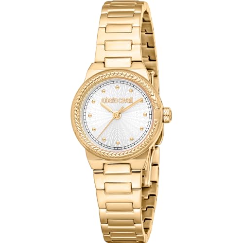 Roberto Cavalli Damen Analog Quarz Uhr mit Edelstahl Armband RC5L117M0025 von Roberto Cavalli