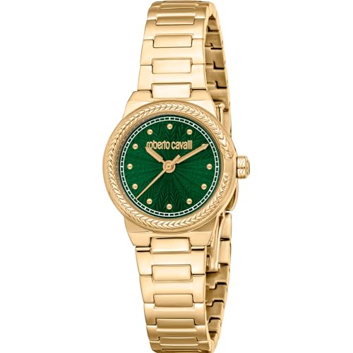 Roberto Cavalli Damen Analog Quarz Uhr mit Edelstahl Armband RC5L117M0035 von Roberto Cavalli