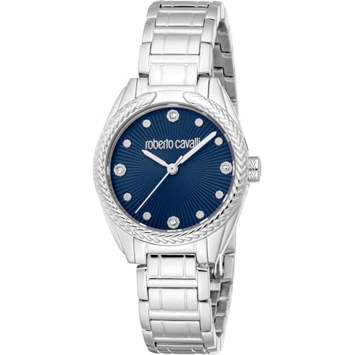 Roberto Cavalli Damen Analog Quarz Uhr mit Edelstahl Armband RC5L118M0035 von Roberto Cavalli