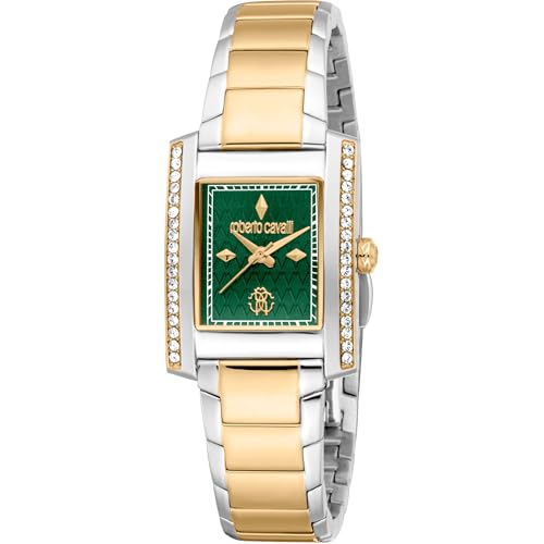 Roberto Cavalli Damen Analog Quarz Uhr mit Edelstahl Armband RC5L120M0095 von Roberto Cavalli