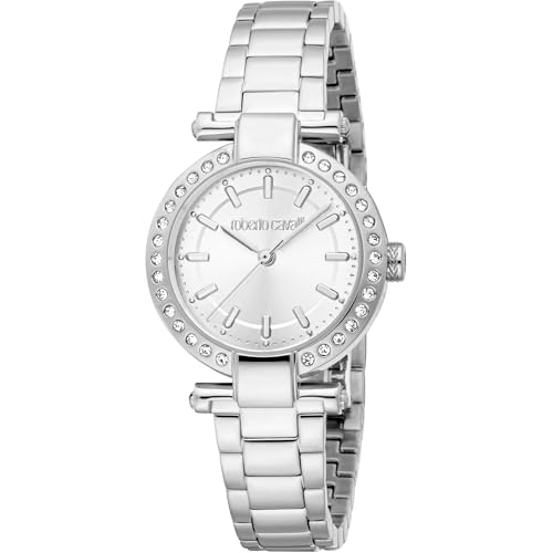 Roberto Cavalli Damen Analog Quarz Uhr mit Edelstahl Armband RC5L121M0045 von Roberto Cavalli