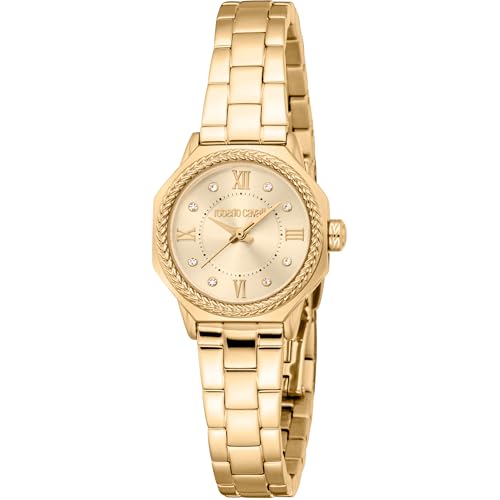 Roberto Cavalli Damen Analog Quarz Uhr mit Edelstahl Armband RC5L122M0055 von Roberto Cavalli