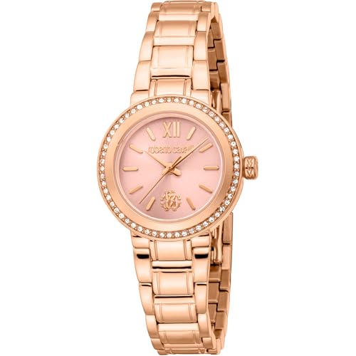 Roberto Cavalli Damen Analog Quarz Uhr mit Edelstahl Armband RC5L123M0075 von Roberto Cavalli