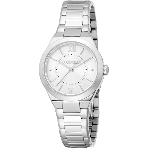 Roberto Cavalli Damen Analog Quarz Uhr mit Edelstahl Armband RC5L126M0015 von Roberto Cavalli