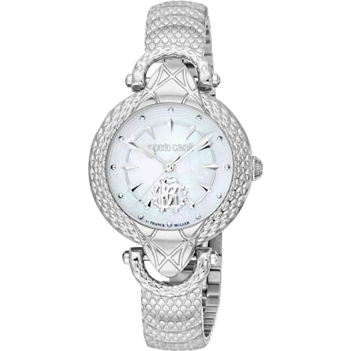 Roberto Cavalli Damen Analog Quarz Uhr mit Edelstahl Armband RV1L165M0041 von Roberto Cavalli