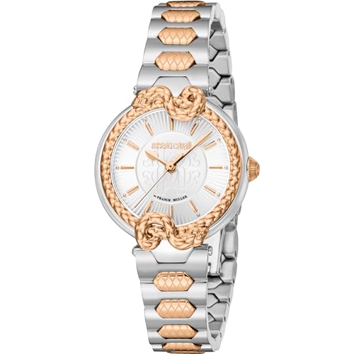 Roberto Cavalli Damen Analog Quarz Uhr mit Edelstahl Armband RV1L214M0071 von Roberto Cavalli