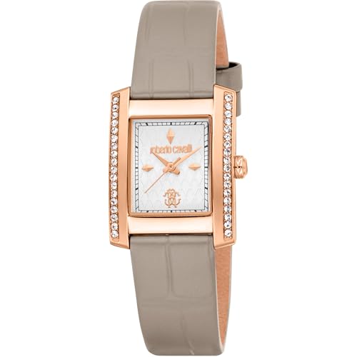 Roberto Cavalli Damen Analog Quarz Uhr mit Leder Armband RC5L120L0035 von Roberto Cavalli