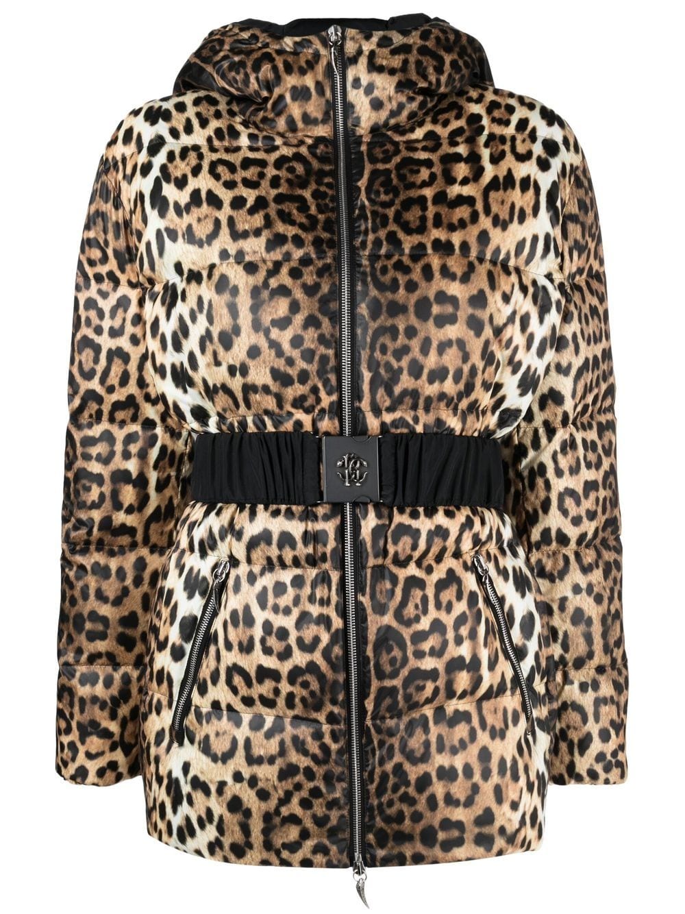 Roberto Cavalli Gefütterte Jacke mit Leoparden-Print - Nude von Roberto Cavalli