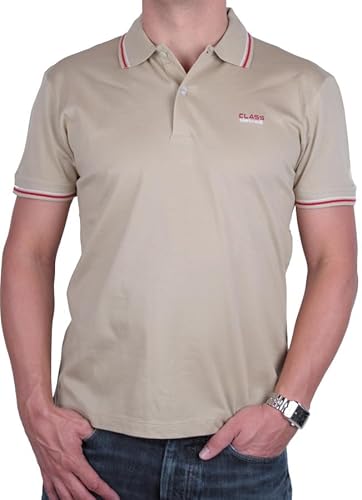 Roberto Cavalli Herren Poloshirt (as3, Alpha, l, Regular, Regular, Beige) von Roberto Cavalli