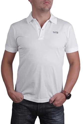 Roberto Cavalli Herren Poloshirt (as3, Alpha, l, Regular, Regular, Weiß 2) von Roberto Cavalli