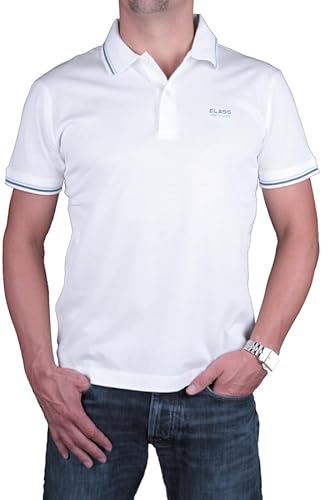 Roberto Cavalli Herren Poloshirt (as3, Alpha, x_l, Regular, Regular, Weiß) von Roberto Cavalli