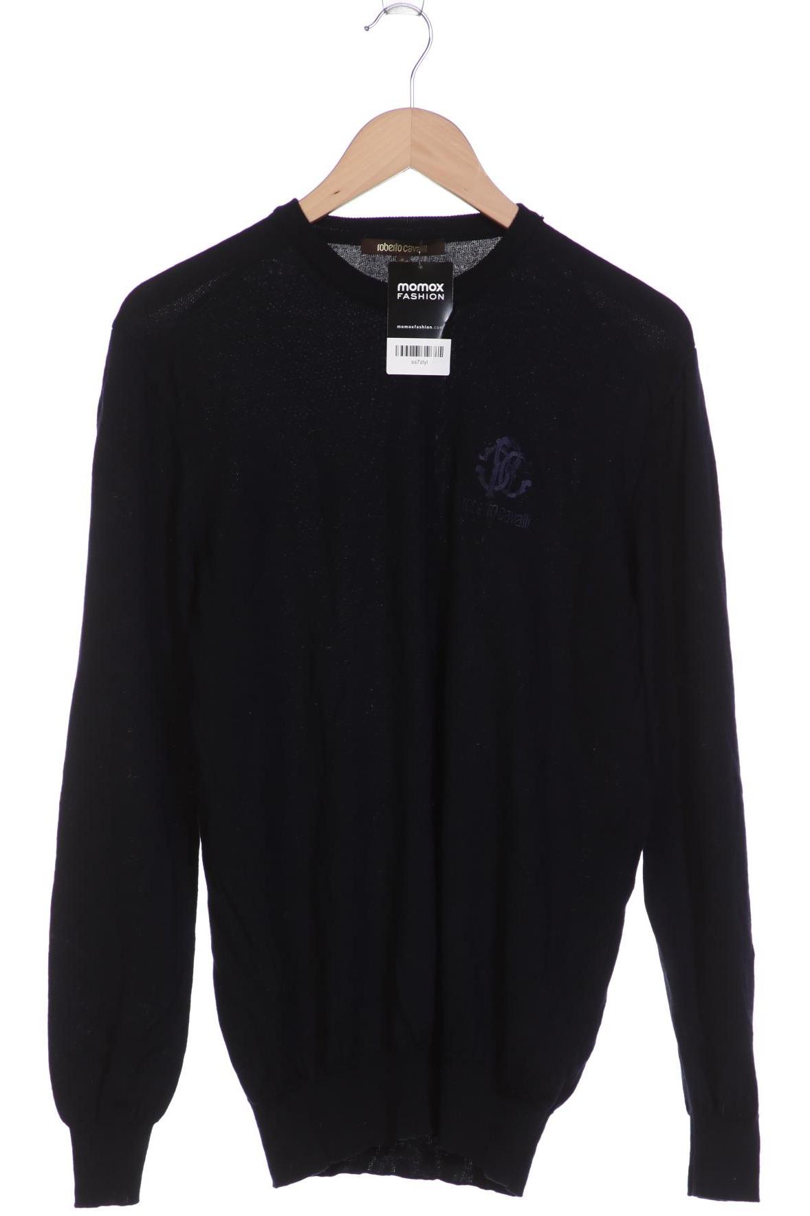 Roberto Cavalli Herren Pullover, marineblau von Roberto Cavalli