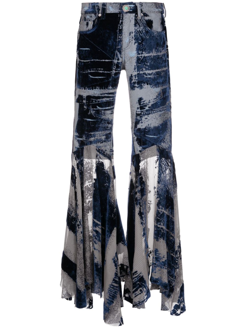 Roberto Cavalli Hose im Distressed-Look - Blau von Roberto Cavalli