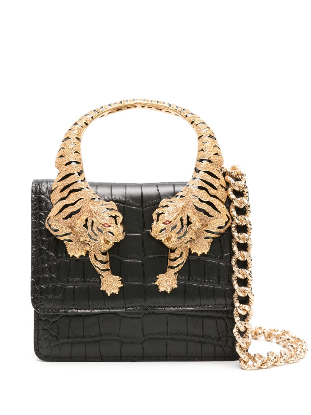 Roberto Cavalli Mittelgroßer Roar Shopper - Schwarz von Roberto Cavalli