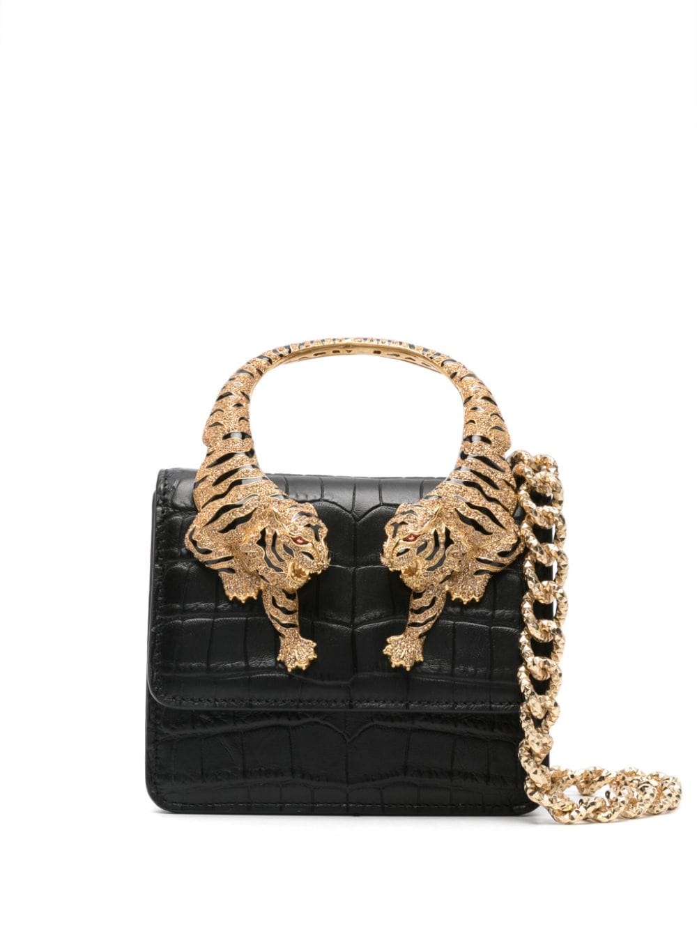 Roberto Cavalli Roar Mini-Tasche - Schwarz von Roberto Cavalli