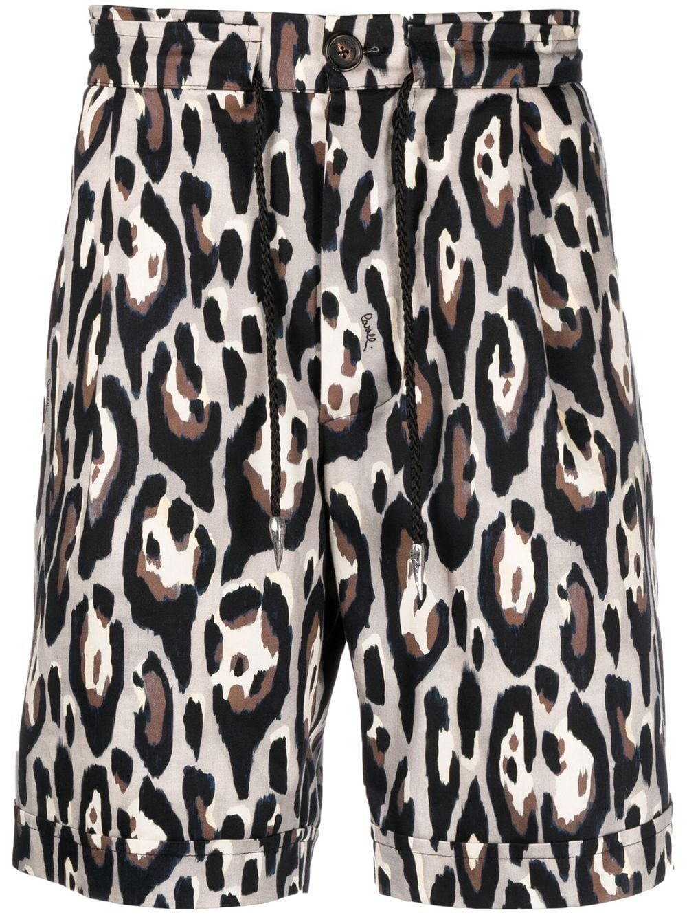 Roberto Cavalli Bermudas mit Leoparden-Print - Braun von Roberto Cavalli