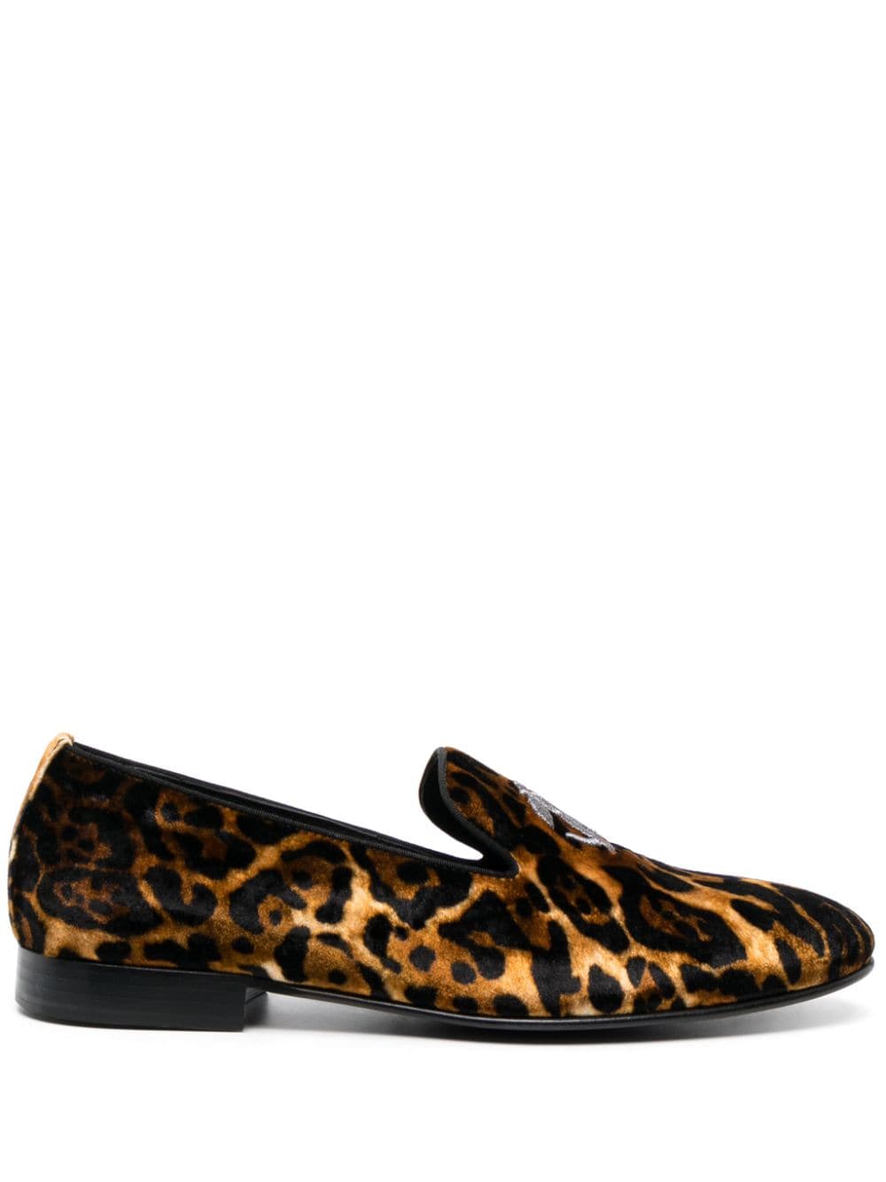 Roberto Cavalli Loafer mit Logo-Stickerei - Schwarz von Roberto Cavalli