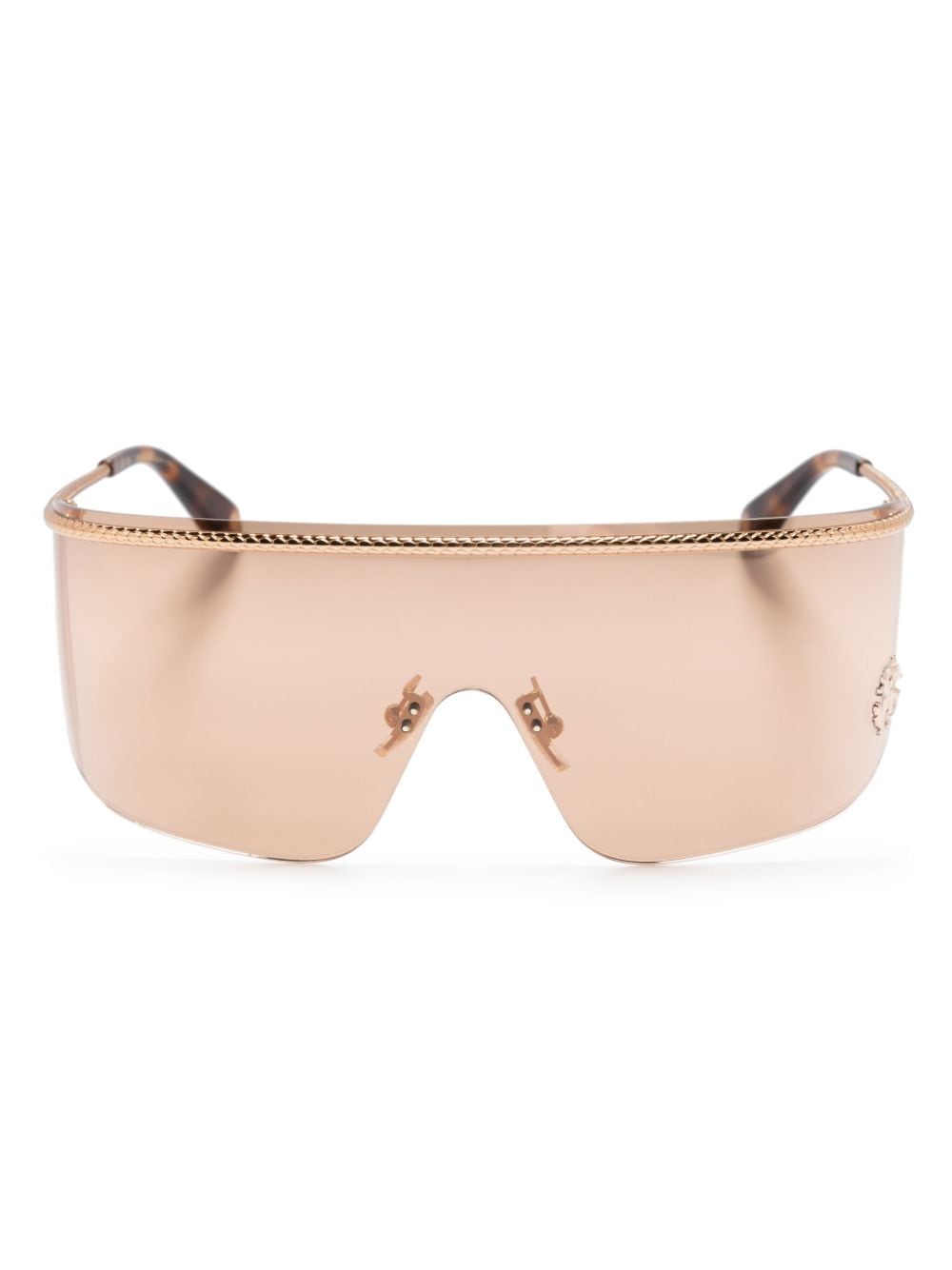 Roberto Cavalli Sonnenbrille mit Oversized-Gestell - Gold von Roberto Cavalli