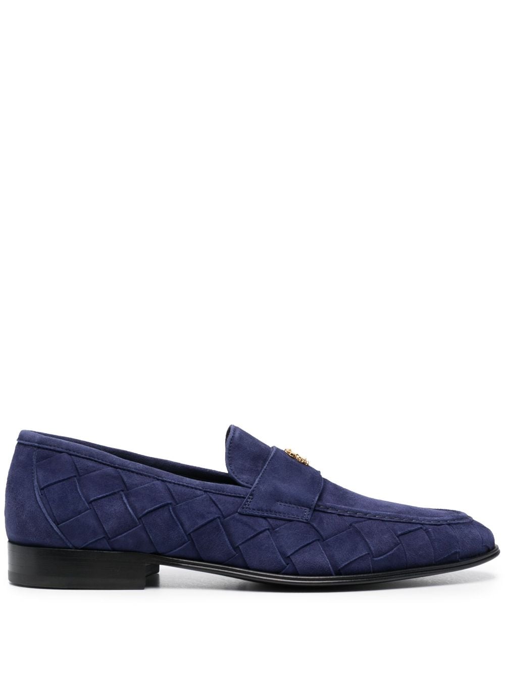 Roberto Cavalli Loafer aus Wildleder - Blau von Roberto Cavalli