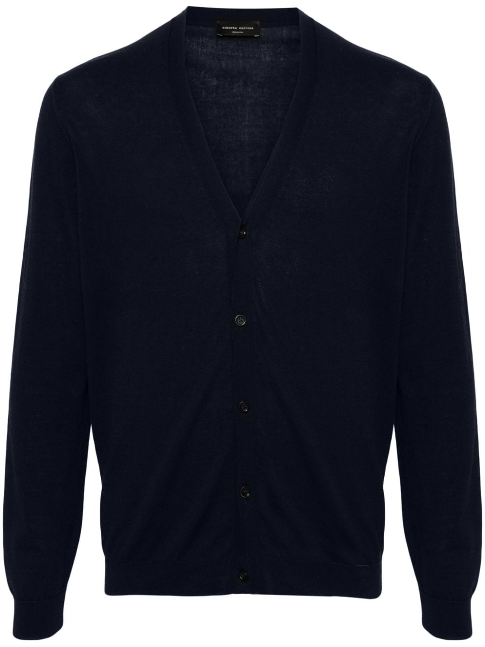 Roberto Collina Geknöpfter Feinstrick-Cardigan - Blau von Roberto Collina