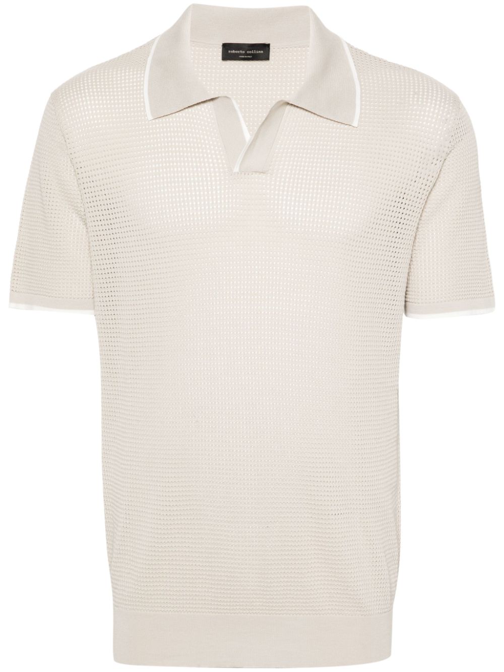 Roberto Collina Gestricktes Poloshirt - Nude von Roberto Collina