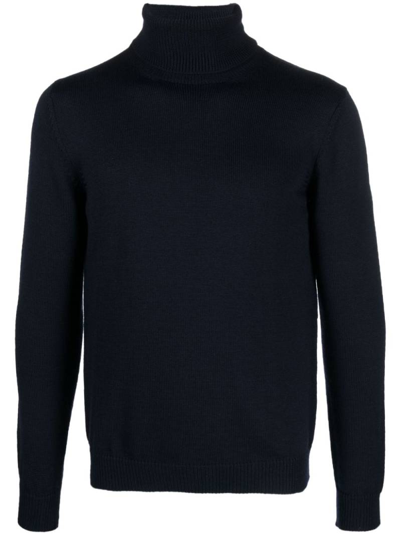 Roberto Collina Klassischer Rollkragenpullover - Blau von Roberto Collina