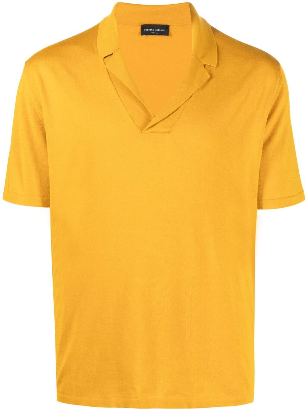 Roberto Collina Kurzärmeliges Poloshirt - Gelb von Roberto Collina