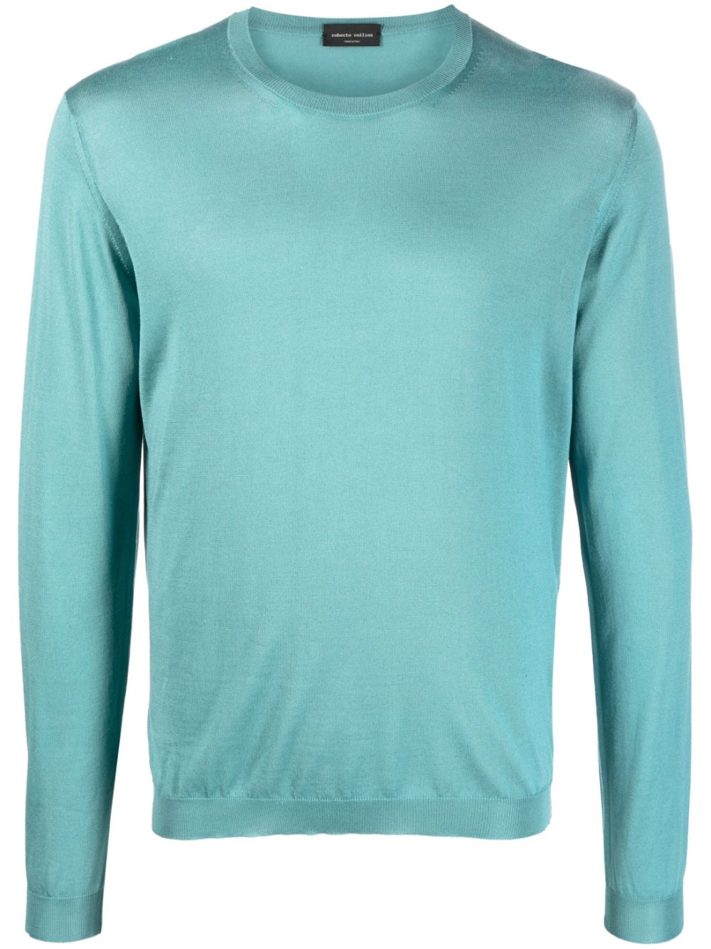 Roberto Collina Pullover aus Seide - Blau von Roberto Collina