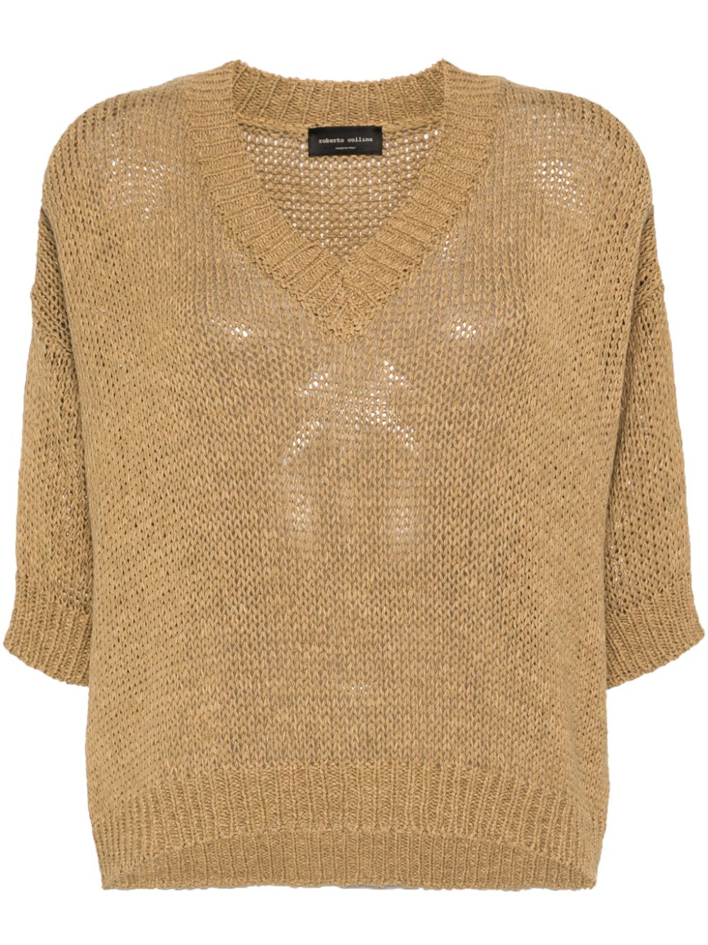 Roberto Collina Pullover mit tiefen Schultern - Nude von Roberto Collina