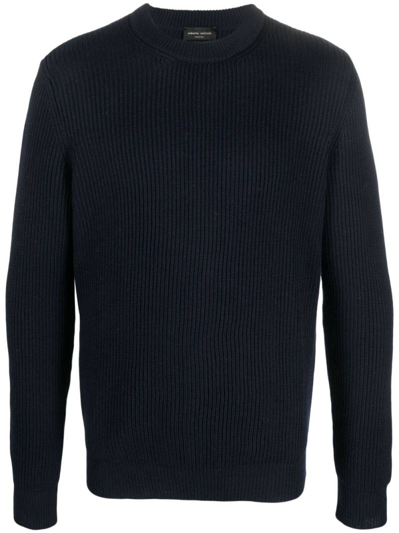 Roberto Collina Pullover mit Rundhalsausschnitt - Blau von Roberto Collina