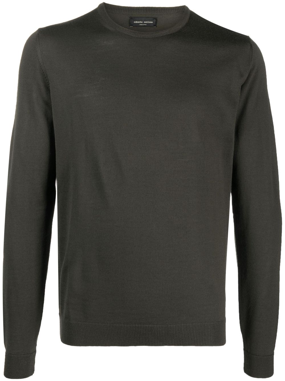 Roberto Collina Pullover mit Rundhalsausschnitt - Grün von Roberto Collina