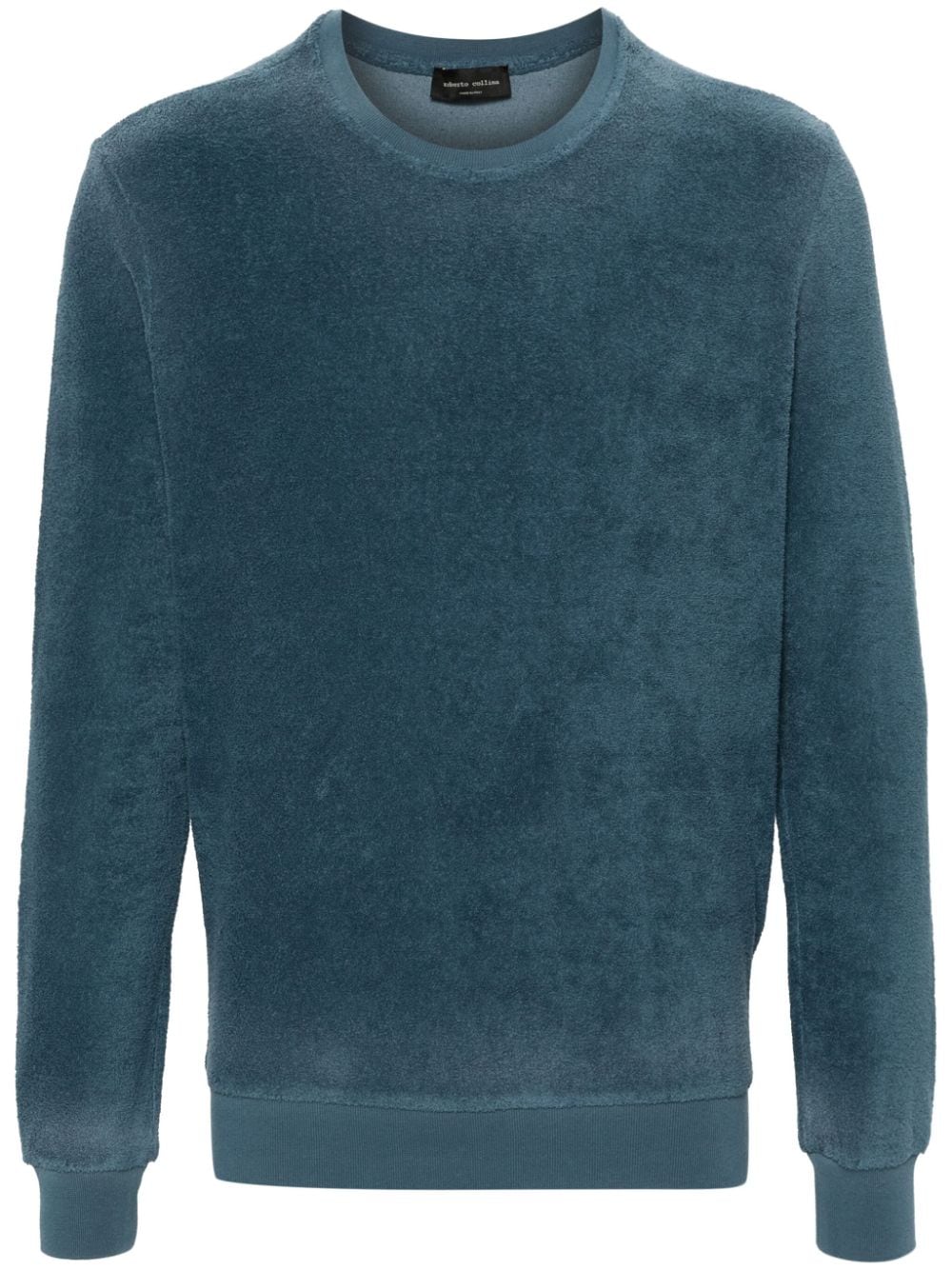 Roberto Collina Sweatshirt aus Frottee - Blau von Roberto Collina