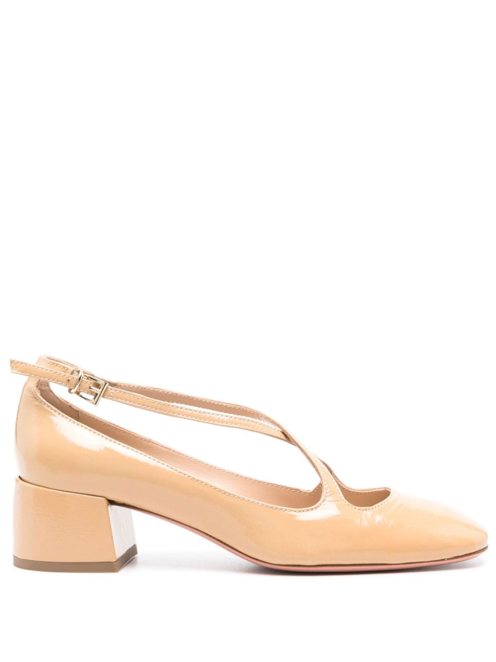 Roberto Festa Actress Pumps aus Lackleder 45mm - Nude von Roberto Festa