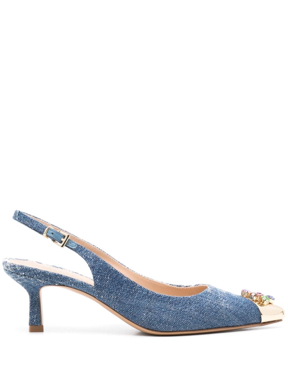 Roberto Festa Bonaire Denim-Pumps 70mm - Blau von Roberto Festa