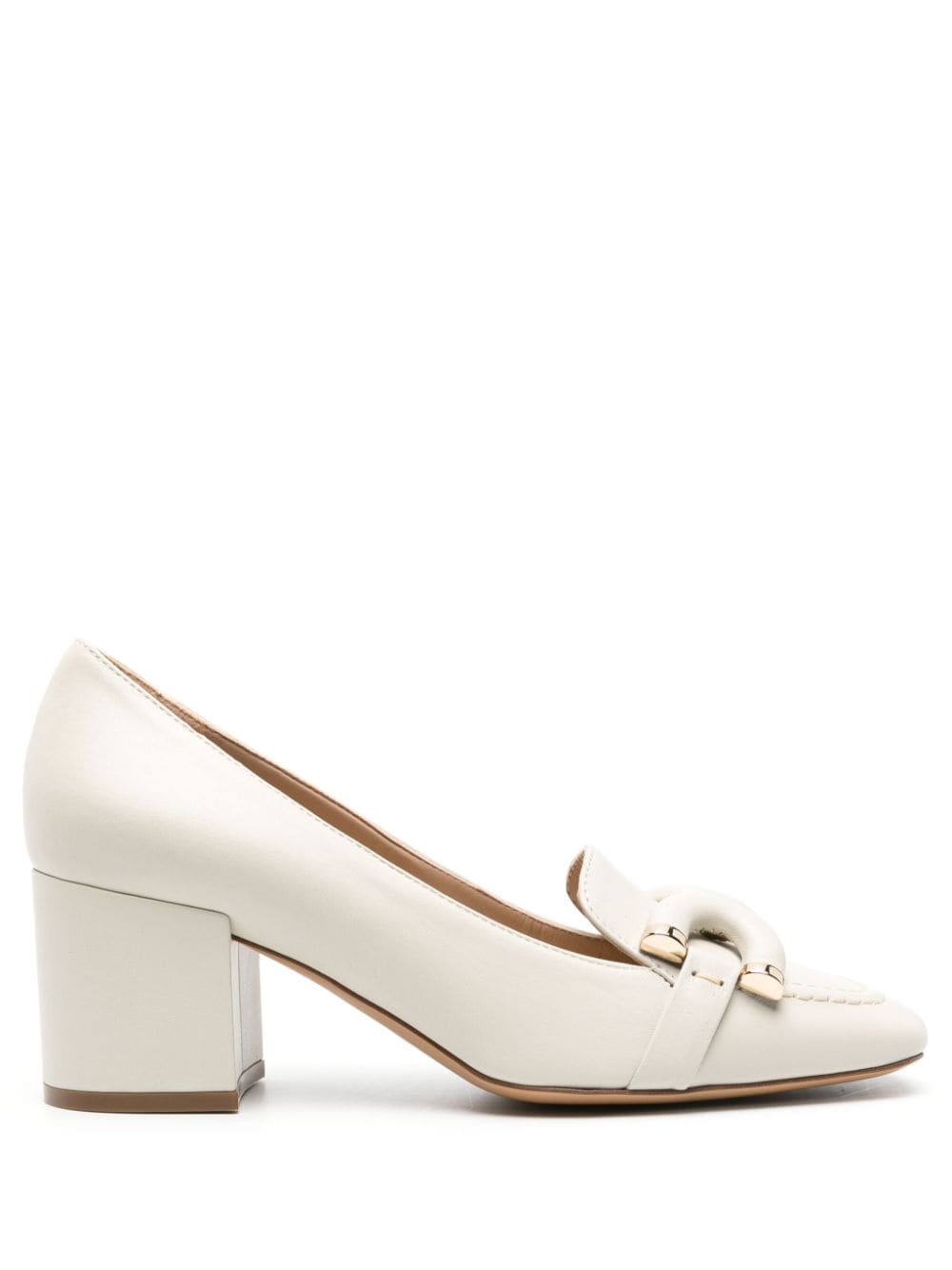 Roberto Festa Haraby Pumps im Loafer-Look 50mm - Nude von Roberto Festa