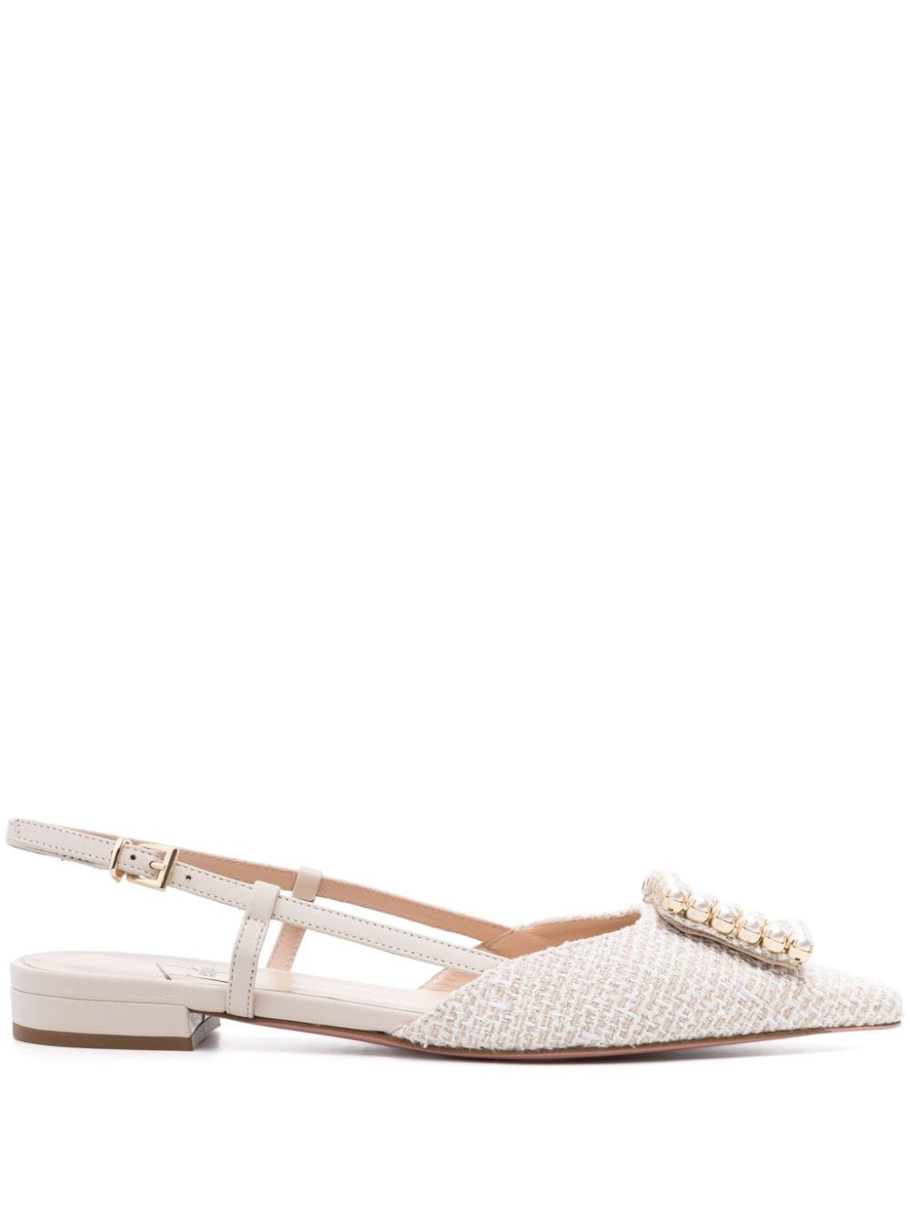 Roberto Festa Lauren Slingback-Ballerinas - Nude von Roberto Festa