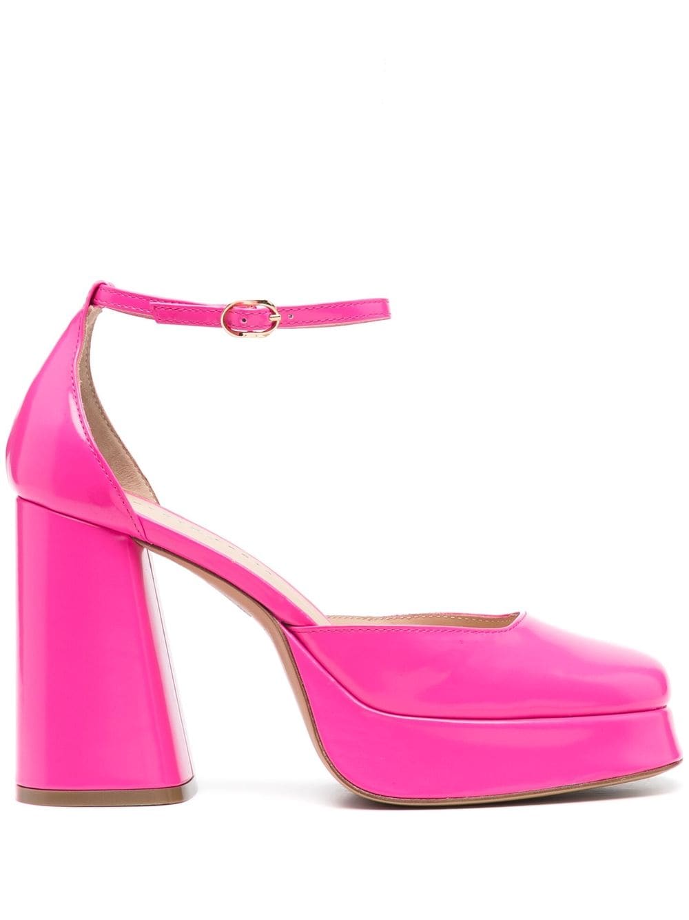 Roberto Festa Pumps mit Blockabsatz - Rosa von Roberto Festa