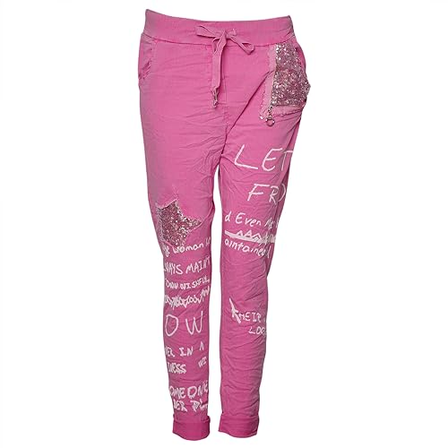 Pant Carmen Style Star pink von Roberto Geissini