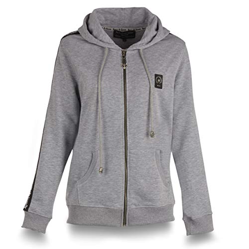 Roberto Geissini Damen Sweatjacke Basic - grey M von Roberto Geissini