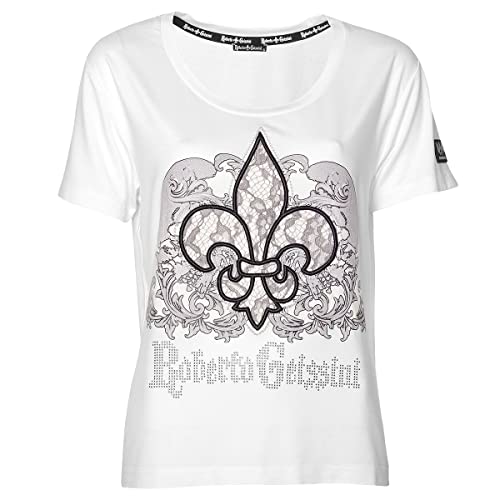 Roberto Geissini Damen T-Shirt Carmen Deluxe-BE-White S von Roberto Geissini