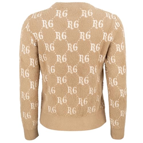 Roberto Geissini Flausch Deluxe Strickpullover Beige L von Roberto Geissini