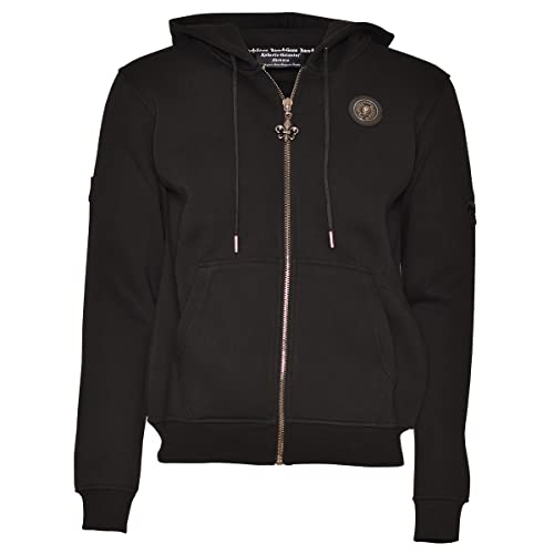 Roberto Geissini Herren Sweatjacke - Smoking - Black 3XL von Roberto Geissini