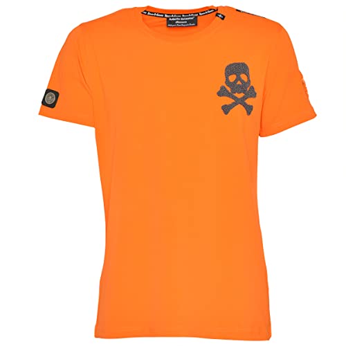 Roberto Geissini Herren T-Shirt Bones - orange M von Roberto Geissini