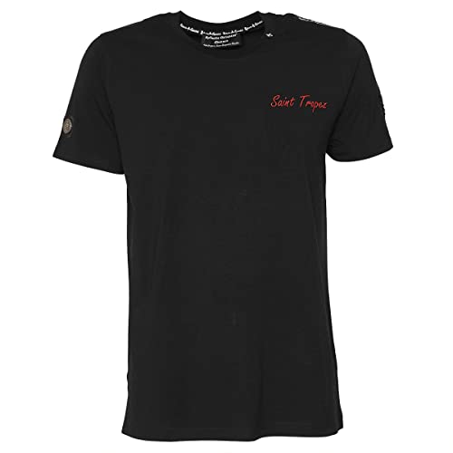 Roberto Geissini Herren T-Shirt DIE-St.Tropez - Black 2XL von Roberto Geissini