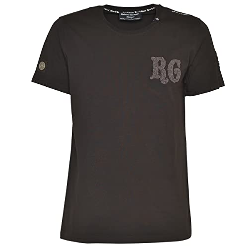 Roberto Geissini Herren T-Shirt Smoke Skull - Black 2XL von Roberto Geissini