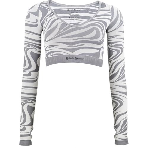 Roberto Geissini Langarm Sport Top Zebra M von Roberto Geissini