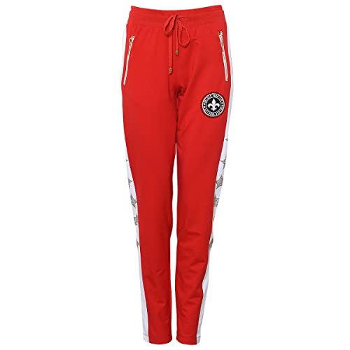 Roberto Geissini Sweatpant RED Star red L von Roberto Geissini