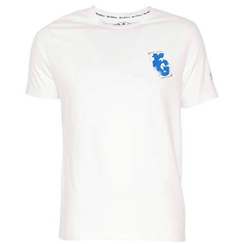 Roberto Geissini T-Shirt Cross X Blue - White 2XL von Roberto Geissini