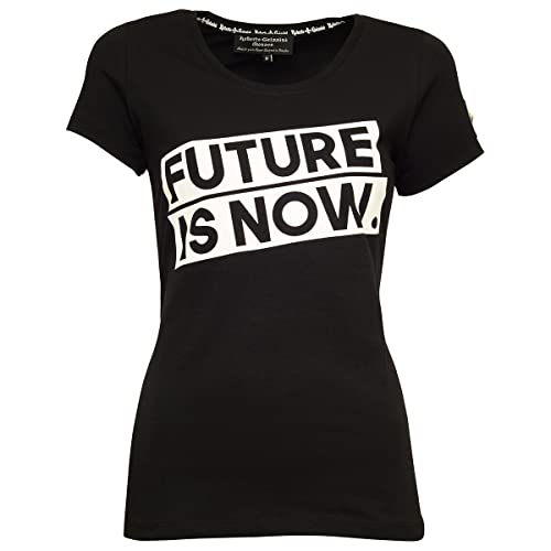 Roberto Geissini T-Shirt Future is Now - Black - M von Roberto Geissini